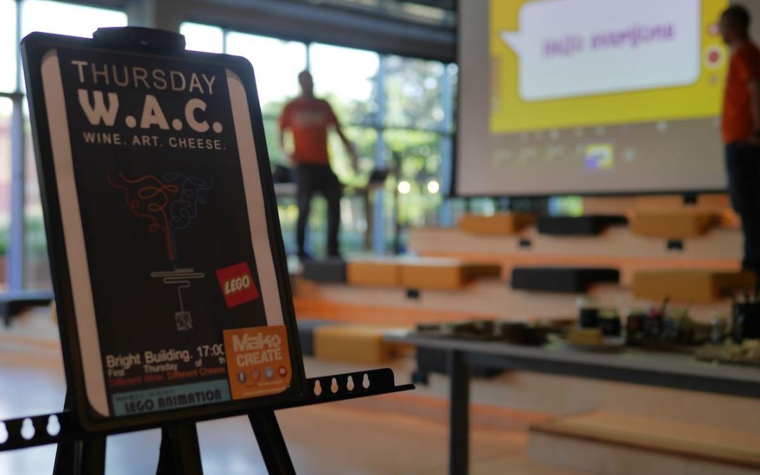 W.A.C (Wine, Art, Cheese) Lego Stop Motion (6th June 2019)|Bright Building, Manchester