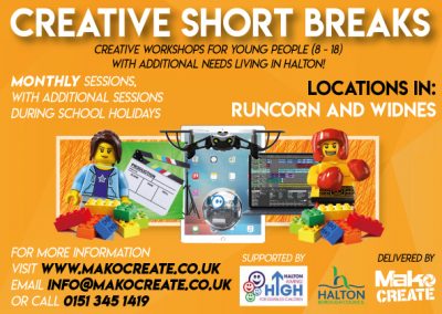 Creative Short Breaks for Halton Young People 2019-2022