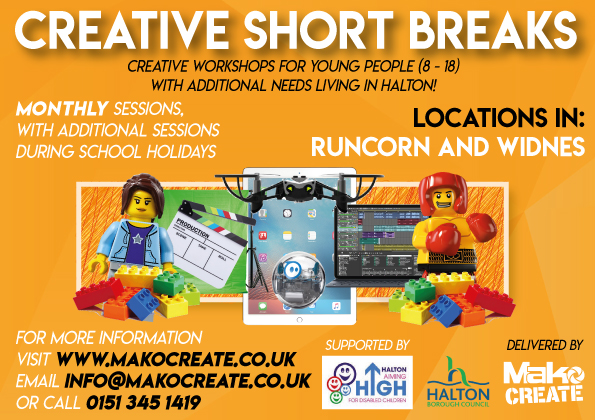 Creative Short Breaks for Halton Young People 2019-2022