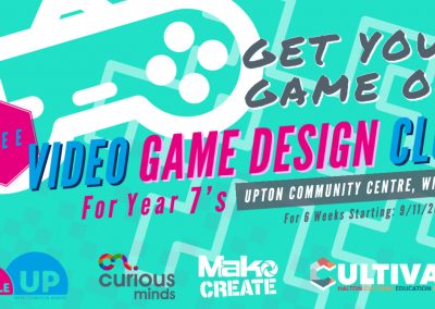 Cultivate Creativity – Year 7 Bubble up! – Video Game Design.