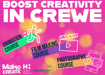 Boost Creativity 2022 –  Creative Careers In Crewe